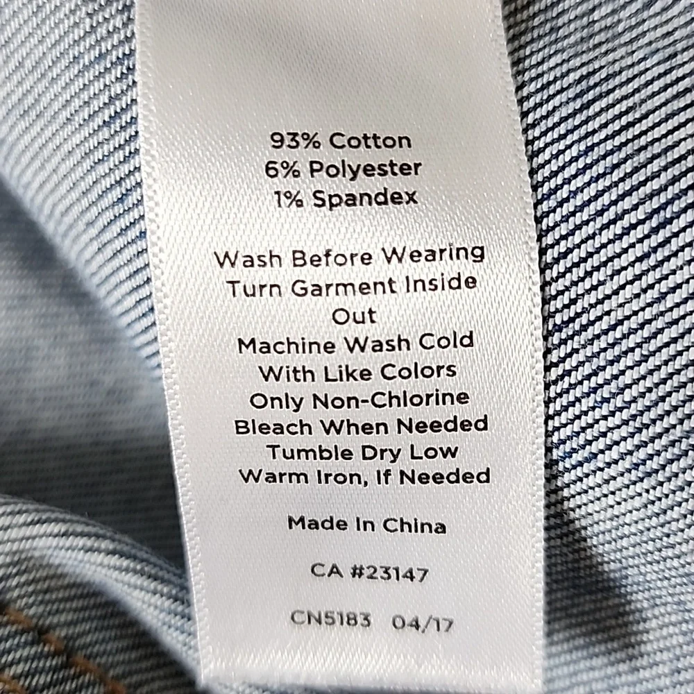 TALBOTS WOMAN'S DENIM SKIRT - Picture 11 of 11